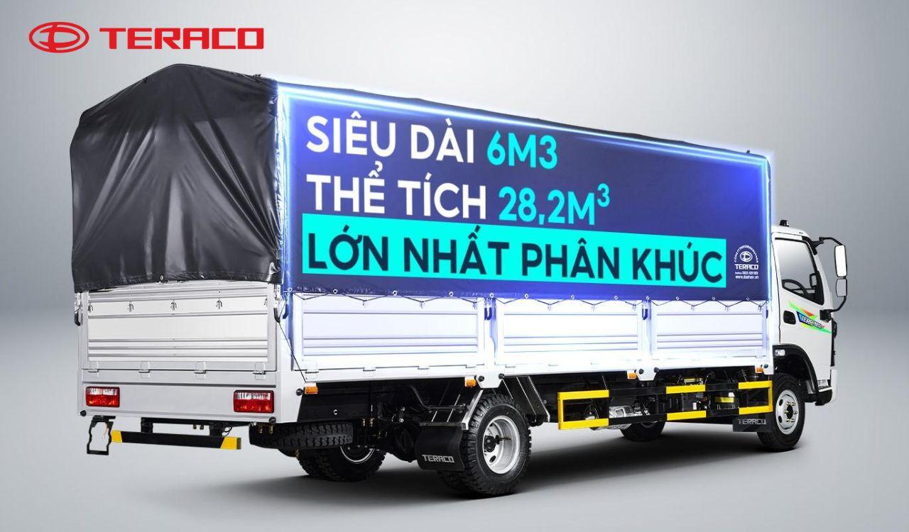 Tera190SL Plus – Xe Tải Nhẹ Thùng Dài 6M3 | Động Cơ ISUZU Euro 5 Mạnh Mẽ