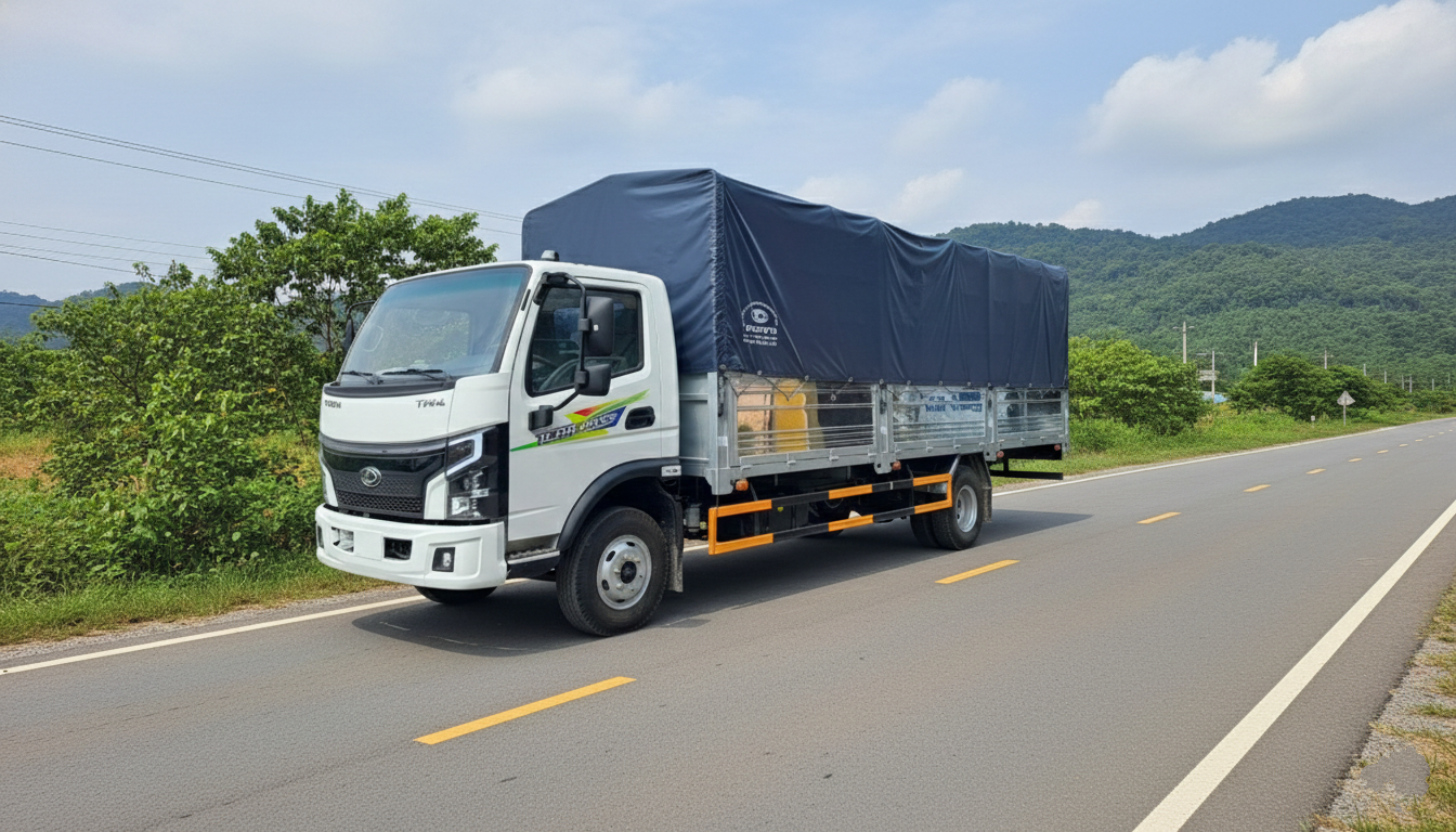 Đánh giá Tera 345SL Plus Thùng Bạt: Màn Hình Cảm Ứng, Camera Lùi